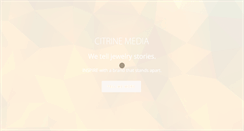 Desktop Screenshot of citrinemedia.com